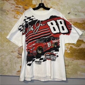 Dale Earnhardt JR Nascar AOP T Shirt Size 2XL Hendricks Motorsports 2017